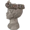 Горшок для комнатных цветов Clayre & Eef 6PR3896 серый 22x20x26 см