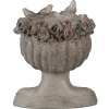 Горшок для комнатных цветов Clayre & Eef 6PR3896 серый 22x20x26 см