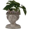 Горшок для комнатных цветов Clayre & Eef 6PR3896 серый 22x20x26 см