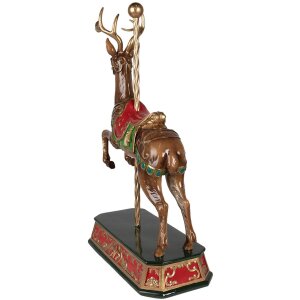Clayre & Eef 6PR3922 Deco Deer Brown, Green 35x18x56 см