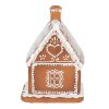 Clayre & Eef 6PR3974 Украшение Дом со светодиодами коричневый 13x13x18 см- 3xAAA