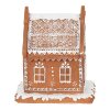 Clayre & Eef 6PR3975 Декоративний будиночок зі світлодіодом коричневий 15x12x17 см - 3xAAA