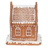 Clayre & Eef 6PR3975 Декоративний будиночок зі світлодіодом коричневий 15x12x17 см - 3xAAA
