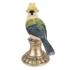 Clayre & Eef 6PR3992 Декоративная птица голубая 8x13x17 см