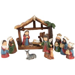Clayre & Eef 6PR4893 Фігурки в ліжечко червоні,...