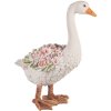 Clayre & Eef 6PR4896 Украшение Гусь бело-розовый 37x22x45 см
