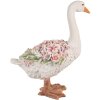 Clayre & Eef 6PR4896 Украшение Гусь бело-розовый 37x22x45 см