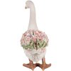 Clayre & Eef 6PR4896 Украшение Гусь бело-розовый 37x22x45 см