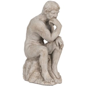 Clayre & Eef 6TE0493 Украшение Человек серый 16x12x31 см