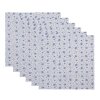 Clayre & Eef BRB43 Салфетки хлопковые Набор из 6 бежевых, голубых 40x40 см