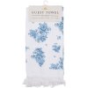 Рушник для гостей Clayre & Eef CTBRB White Blue 40x66 см