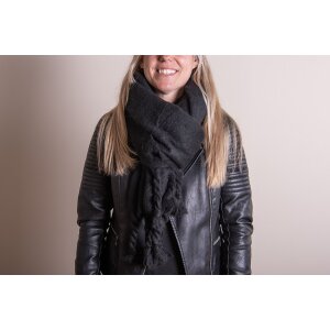 Juleeze JZSC0790Z Шарф женский черный 40х200 см