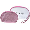 Juleeze JZSET0002P Косметичка розовая (комплект из 2) 24x15 - 19x12 см