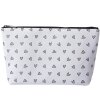 Туалетна сумка Juleeze JZTT0009-01 Біла, чорна 26x6x16 см