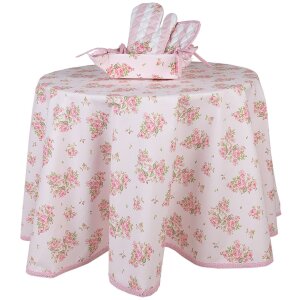 Кошик для хліба Clayre & Eef SWR47 рожевий 35x35x8 см