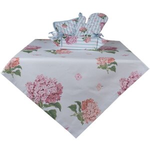 Рукавичка для духовки Clayre & Eef VTG44 Рожева 18x30 см бавовняна в стилі кантрі
