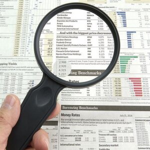 Carson DS-36 Ручная лупа 2х кратное увеличение 90 мм линза эргономичная ручка