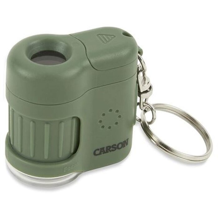 Карманный микроскоп Carson MicroMini 20x зеленый
