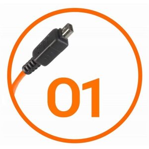 Кабель для подключения камеры Miops Olympus O1 Orange