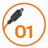 Кабель для підключення камери Miops Olympus O1 Orange