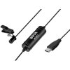 Boya BY-DM2 Лавалевый микрофон USB-C Android всенаправленный 6 м кабель ветрозащитный экран