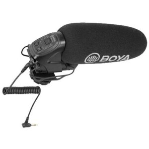 BOYA BY-BM3032 направленный микрофон для DSLR видеокамер аудио рекордеров с фильтром низких частот
