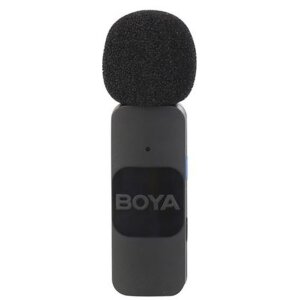 Беспроводной микрофон BOYA BY-V10 для Android с радиусом действия 50 м и батареей 9 ч