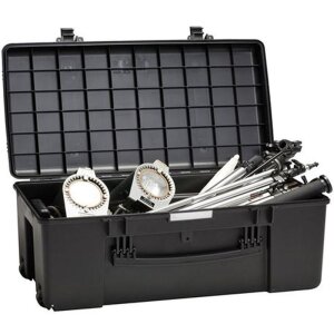 Валіза MUB78 Multi Utility Box Black 780x410x330 мм з колесами та висувною ручкою