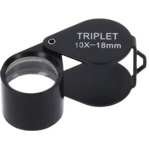 Складная лупа Byomic Triplet BYO-IT1018 10x18 мм - точное...