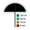 Linkstar Reflex Umbrella Softbox Diffuser White URF-102L 120 см Linkstar Reflex Umbrella Diffuser White URF-102L 120 см