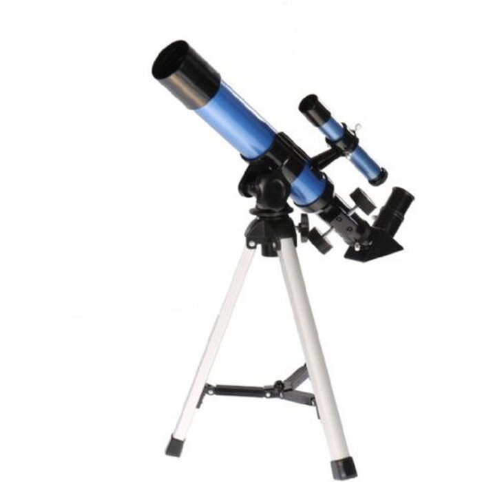 Телескоп Byomic Junior 40-400x астрономічний для початківців синій зі штативом