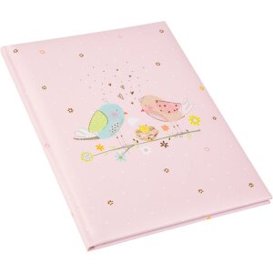 Goldbuch Baby Diary Loving Birds Girl 21x28 см 44 страницы Розовый