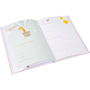 Goldbuch Baby Diary Loving Birds Girl 21x28 см 44 страницы Розовый