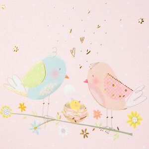 Goldbuch Baby Diary Loving Birds Girl 21x28 см 44 страницы Розовый