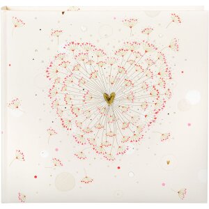Фотоальбом Goldbuch Золотое сердце 25x25 см 60 белых страниц