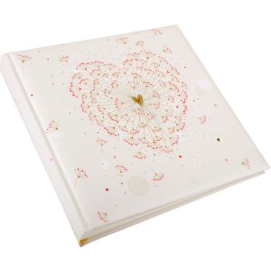 Фотоальбом Goldbuch Золотое сердце 25x25 см 60 белых страниц