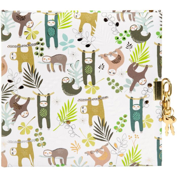 Ежедневник Goldbuch с замком Hang out 16,5x16,5 см 96 белых страниц