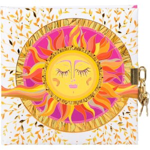 Ежедневник Goldbook с замком Resting Sun 16,5x16,5 см...