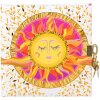 Ежедневник Goldbook с замком Resting Sun 16,5x16,5 см золотое тиснение