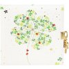 Тетрадь Goldbuch Lucky Clover с замком, 96 листов, 16,5x16,5 см