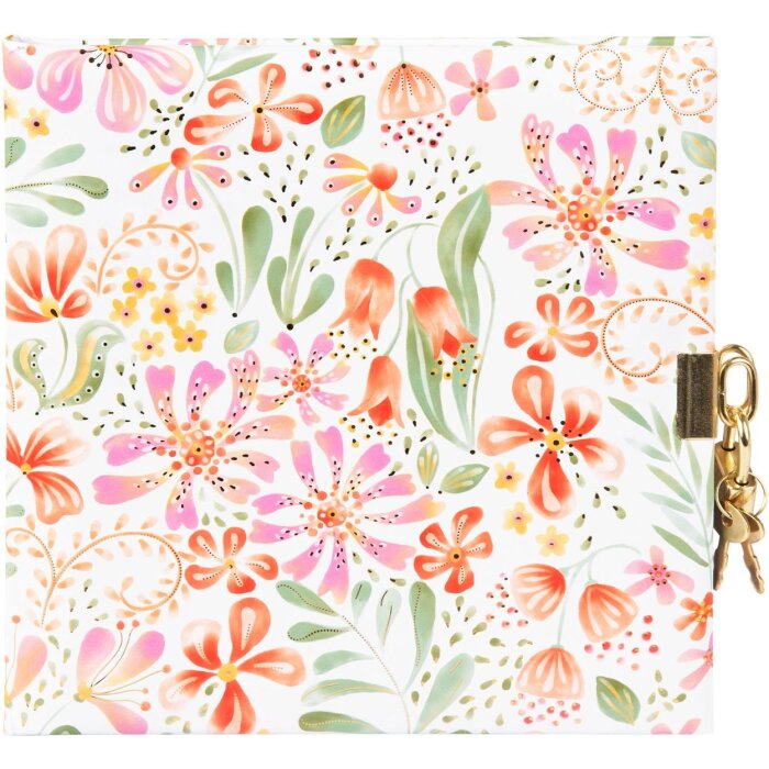 Ежедневник Goldbuch с замком Pianta rossa 16,5x16,5 см 96 белых страниц