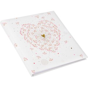 Золота книга Весільна гостьова книга Золоте серце 23x25 см 176 сторінок