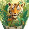 Сумка для брата и сестры Goldbuch Тигр 70 см школьный конус