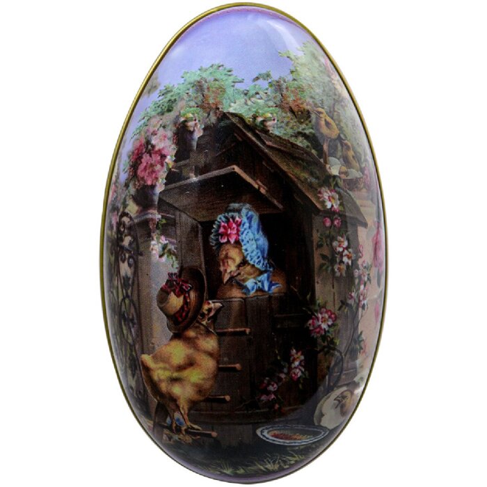 Clayre & Eef 65341 Украшение Яйцо 7x11x7 см фиолетовый