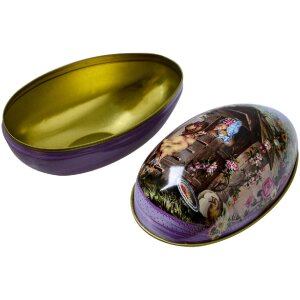 Clayre & Eef 65341 Украшение Яйцо 7x11x7 см фиолетовый