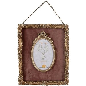 Фоторамка Clayre & Eef 2F1052 23x3x28 см / 10x15 см, колір золото