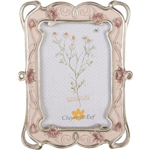 Clayre & Eef 2F1055 Фоторамка розовая 16x2x21 см...