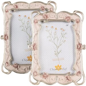 Clayre & Eef 2F1056 Фоторамка 19x2x24 см / 13x18 см Розовый