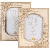 Clayre & Eef 2F1058 Фоторамка 18x3x23 см / 13x18 см бежево-золотистого цвета