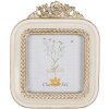 Clayre & Eef 2F1059 Фоторамка 11x2x13 см / 9x9 см цветное белое золото